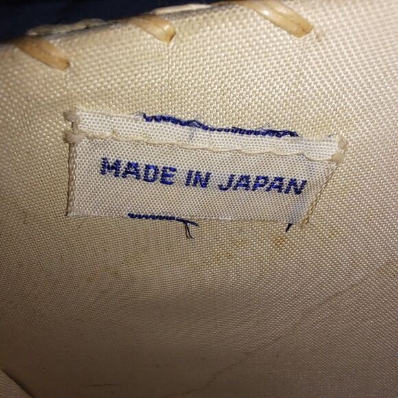 VTG Handbag Woven Raffia Straw Purse Wood Handle Sea Shells Boho Beach Cruise - Picture 10 of 14